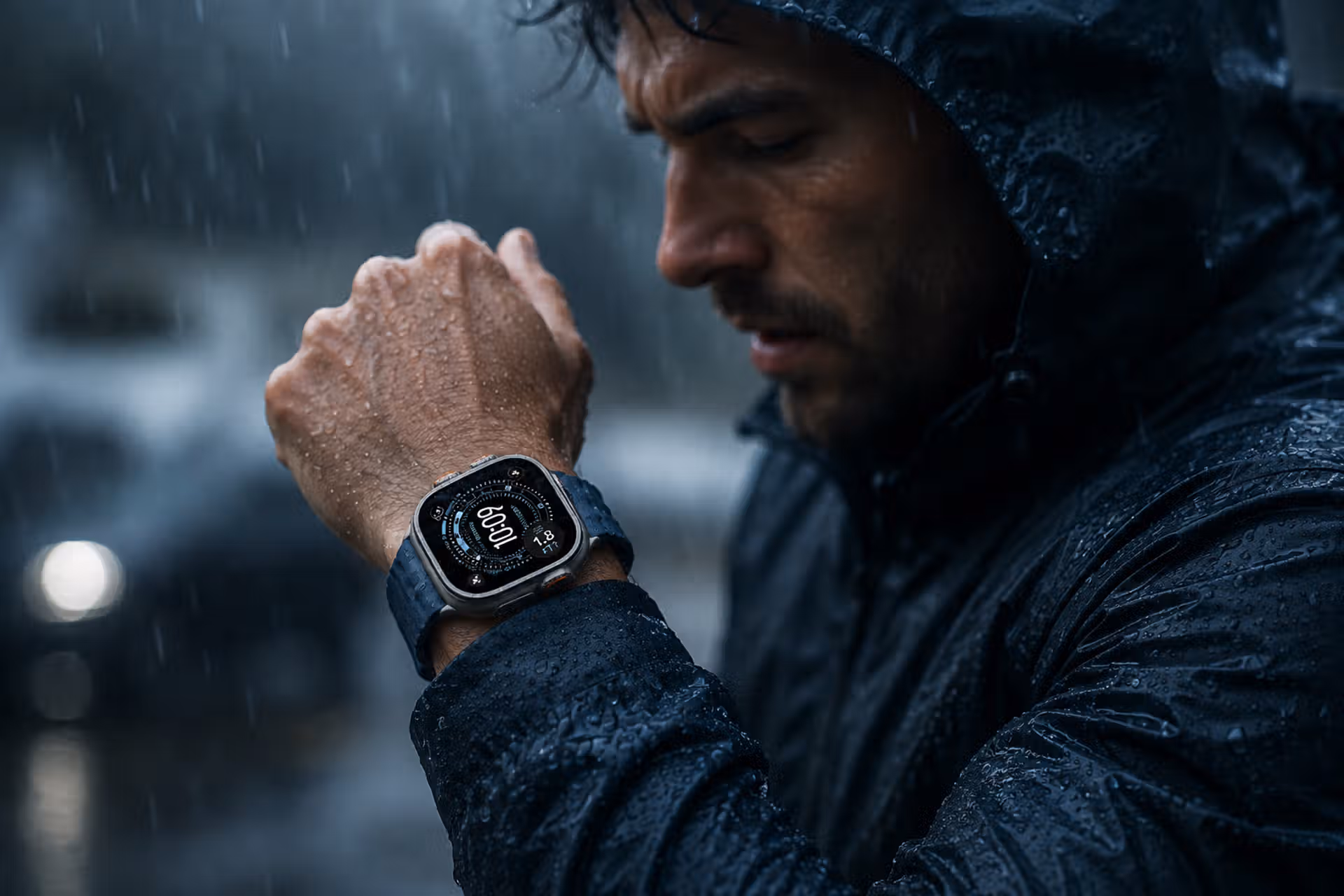 Apple Watch Ultra 3 used during running and fitness training