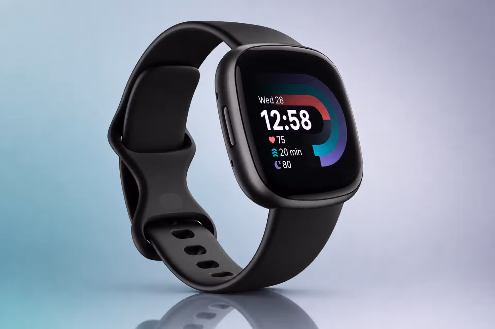 Fitbit Versa 4 smartwatch design and display