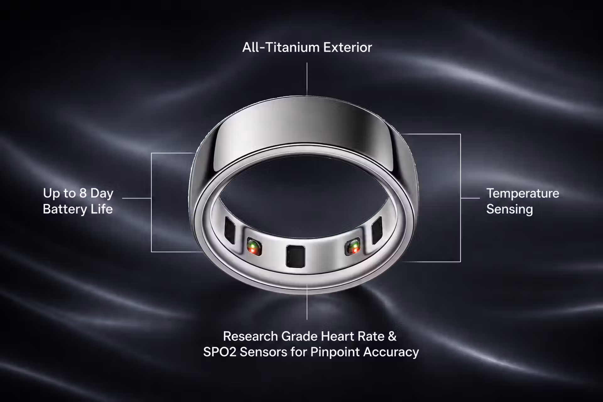 Oura Ring 4 titanium smart ring design and fit