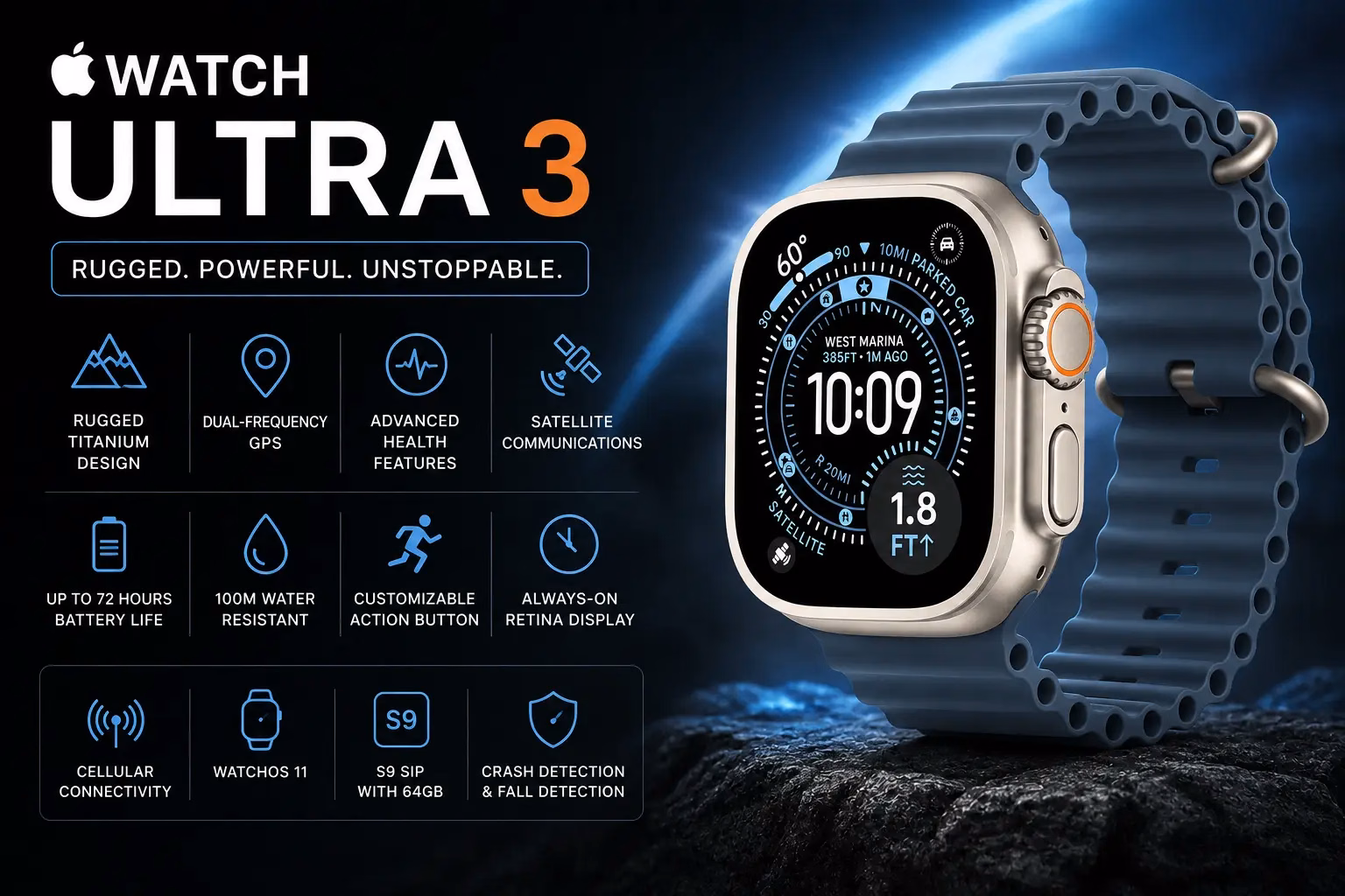 Apple watch utlra 3 smartwatch review