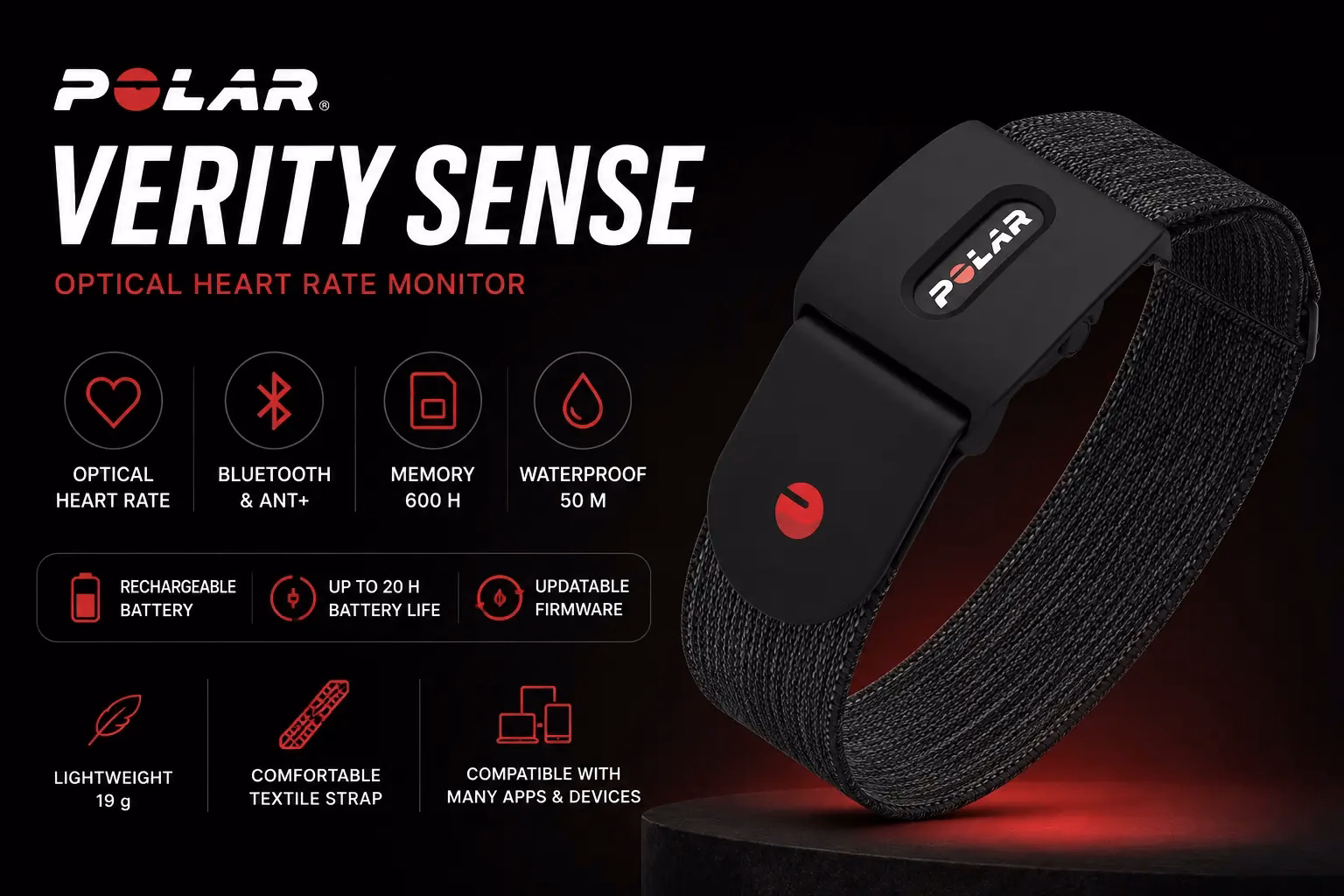 Polar Verity Sense smart band